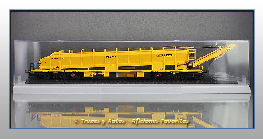 Vagón de transporte y unidad de silo MFS 100 - Plasser & Theurer